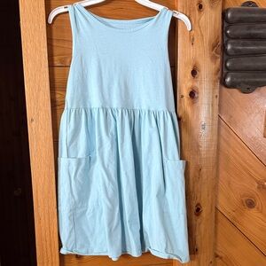 Wonder Nation Sky Blue Sleeveless Dress